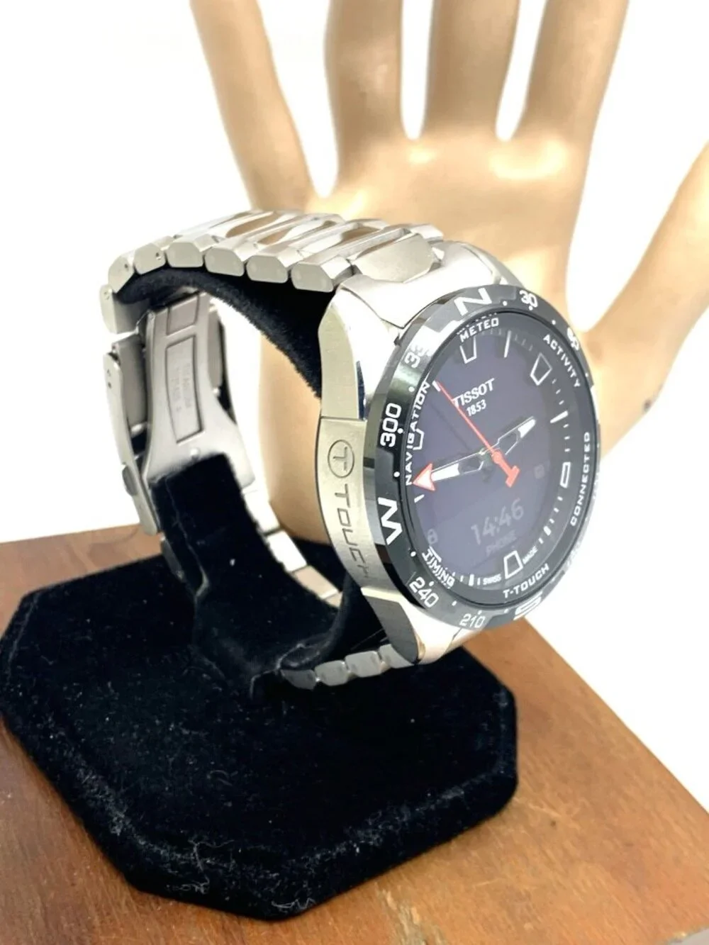 Tissot T- Touch Connect Solar Men's Watch Titanium Black 47.5mm T1214204405100